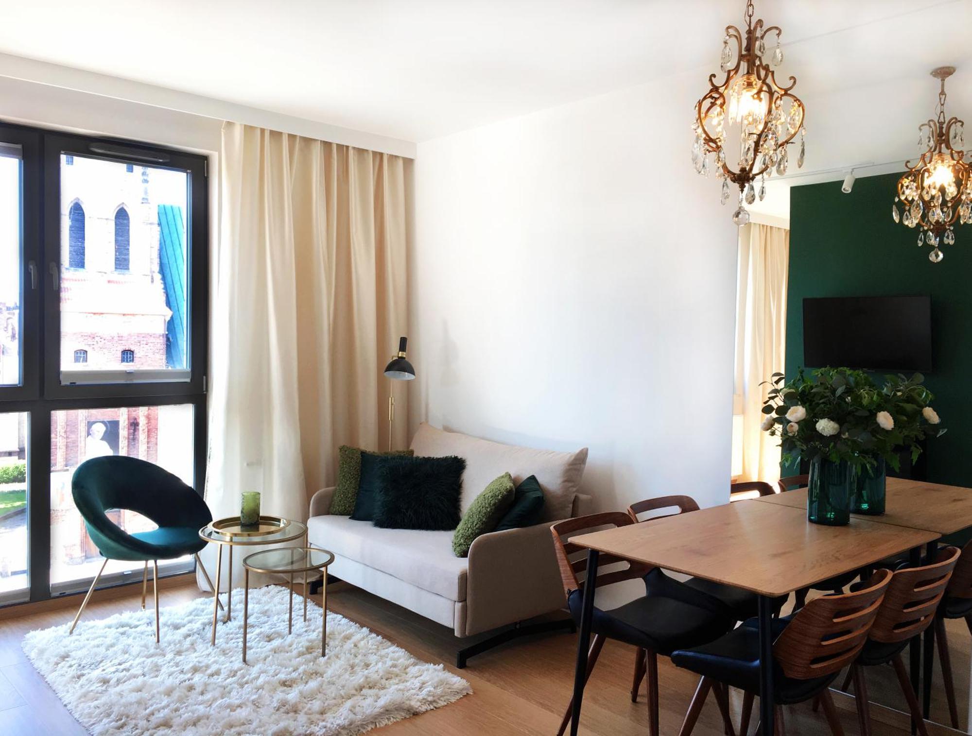 Green Apartment Gdansk Z Garazem Bagian luar foto